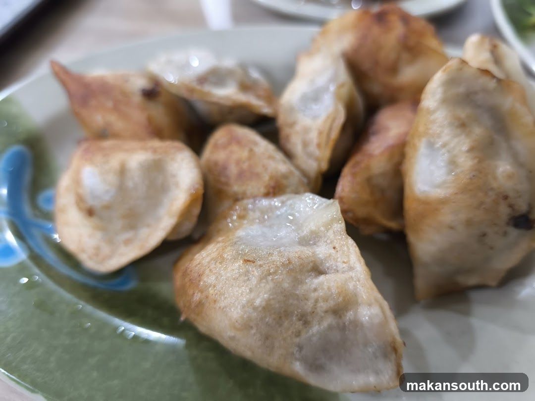 Fried Dumplings on a Plate