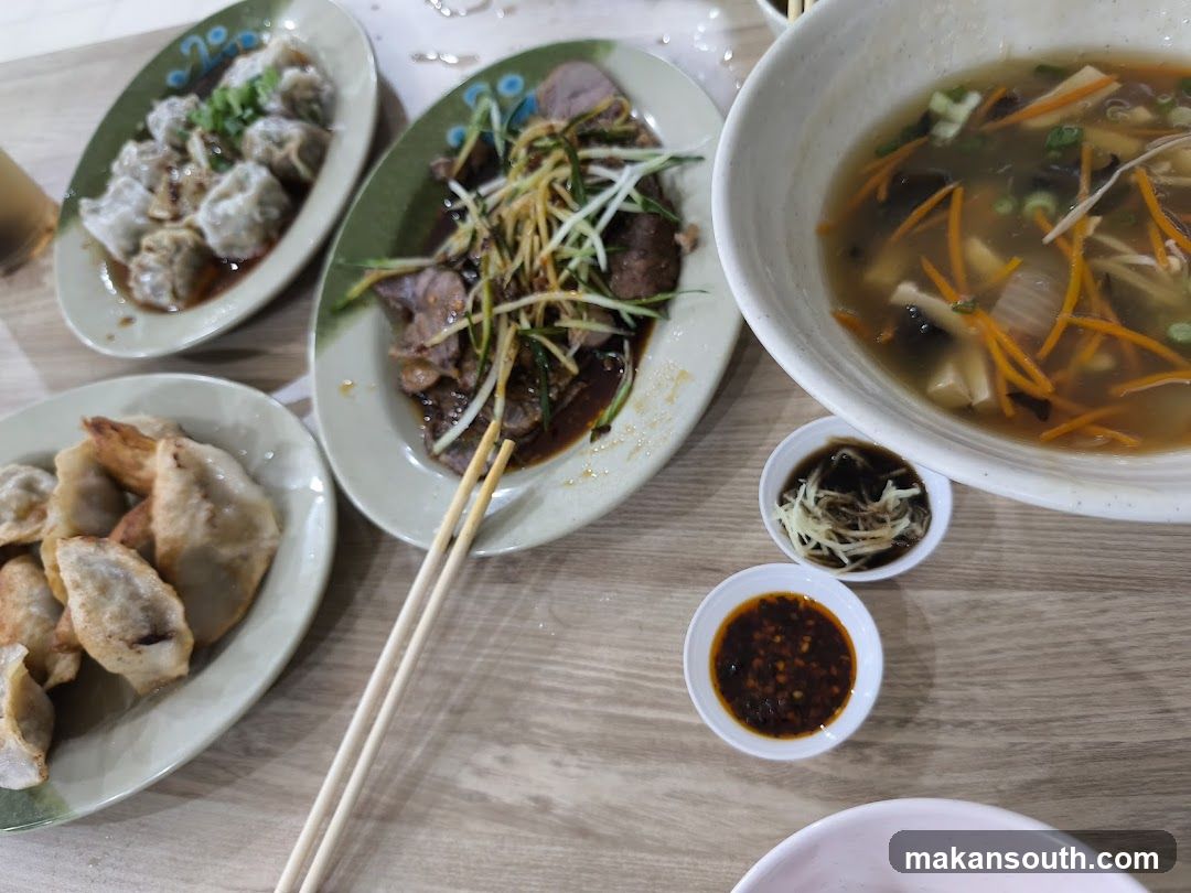 Dining Table with Chinese Dishes