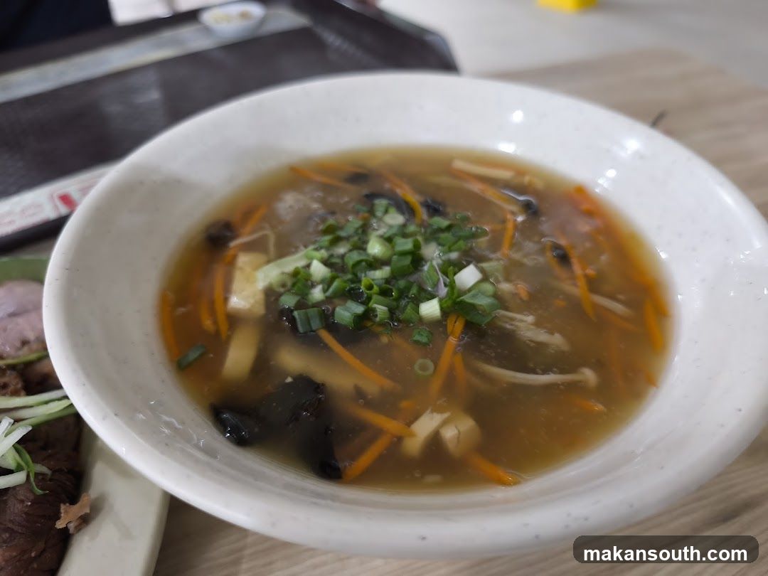 Soup Bowl with Green Onions
