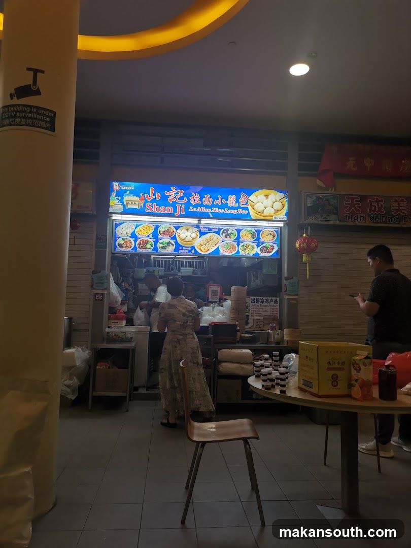 Food Stall Interior View