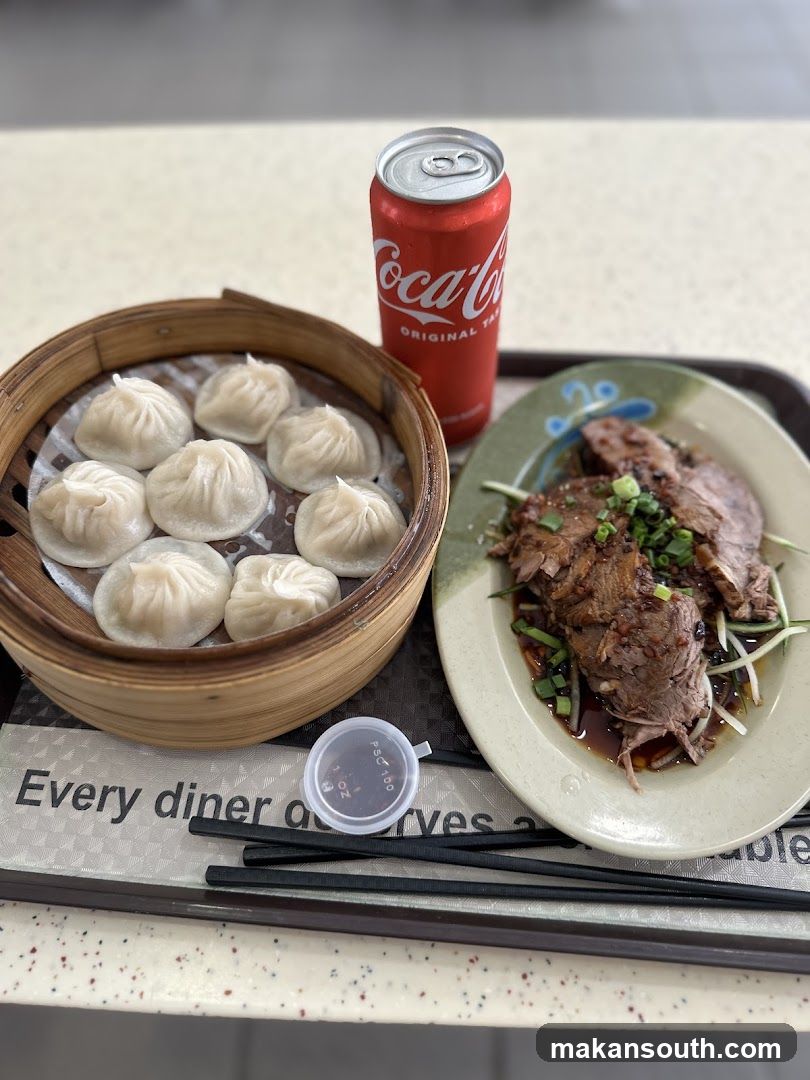 Dinner with Dumplings and Meat
