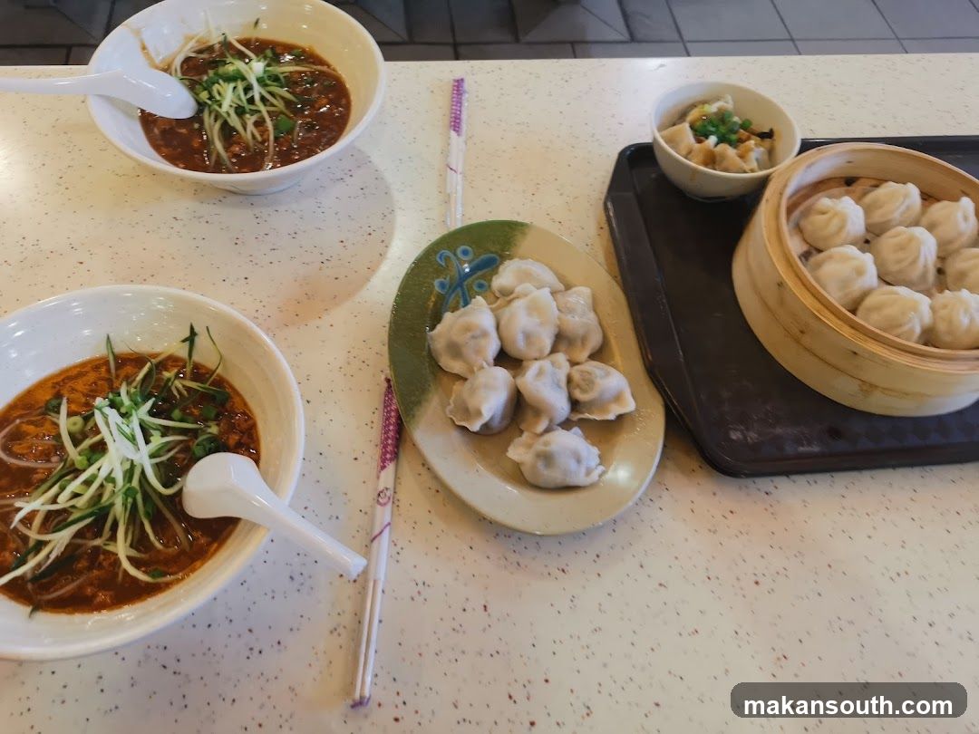 Dumplings and Noodles Meal