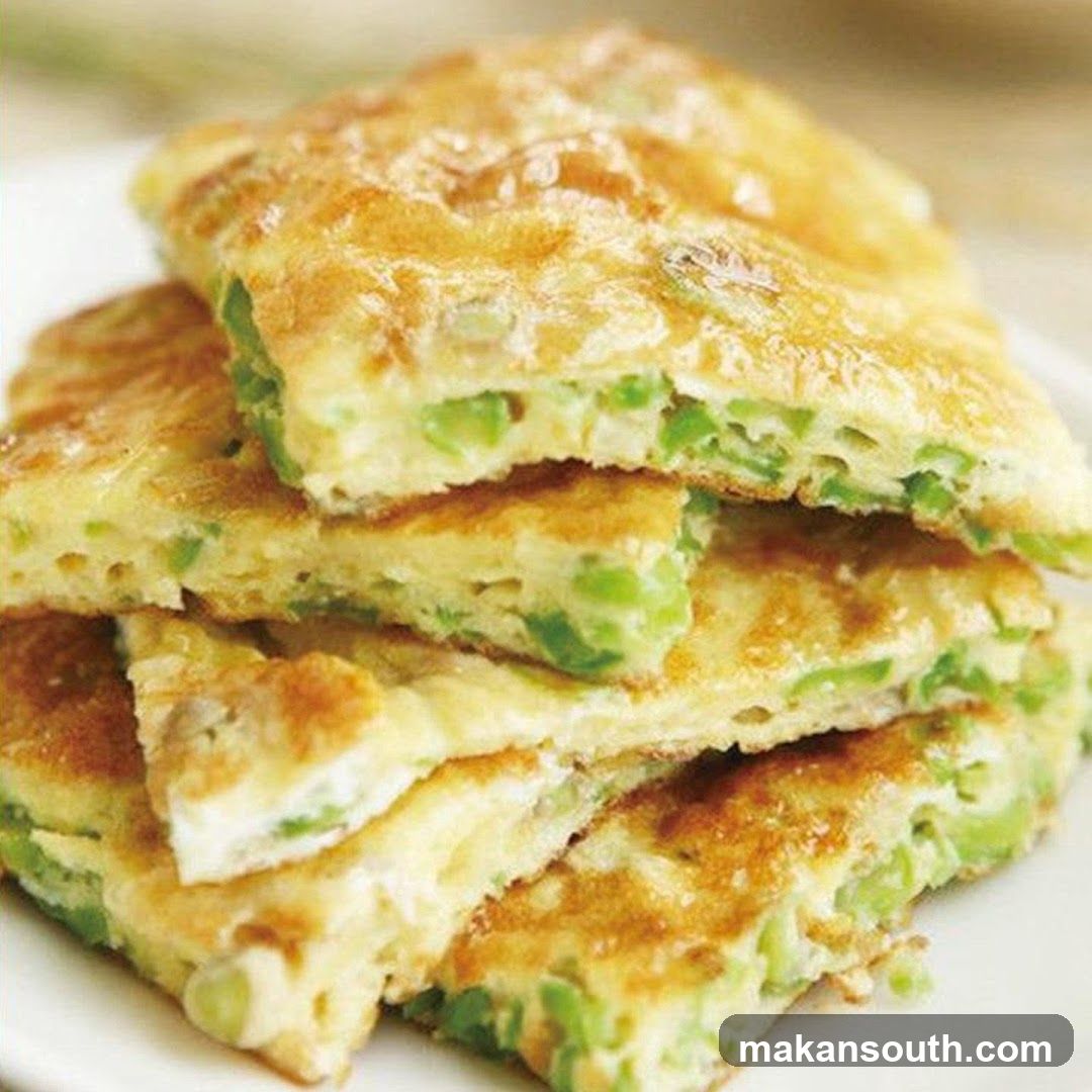 Pea and Egg Pancakes