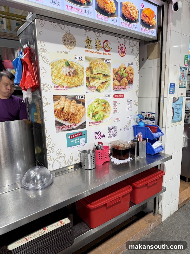 Food Stall Counter Display