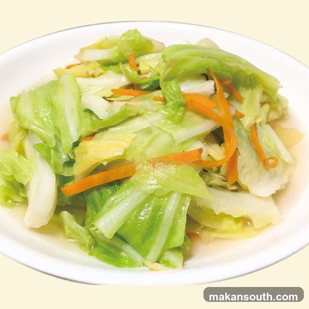 Stir-fried Cabbage with Carrots