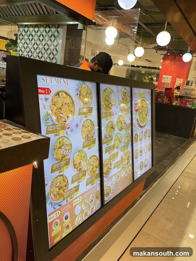 Food Court Menu Display