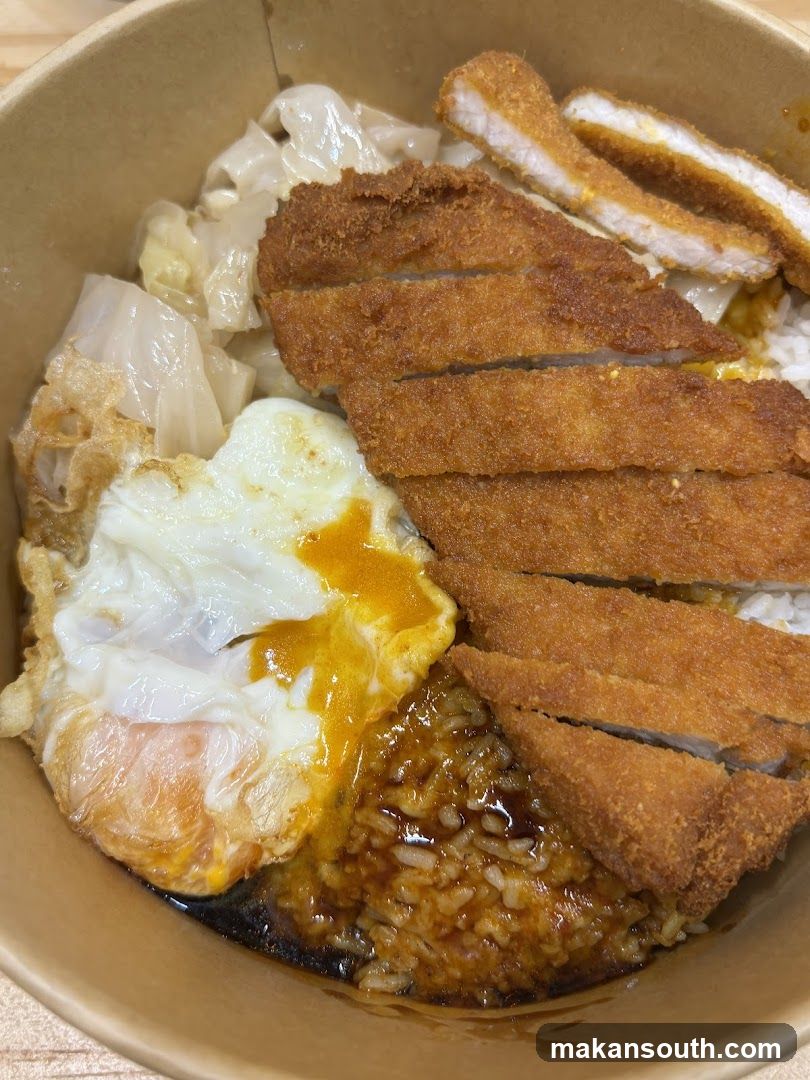 Katsu Rice Bowl with Fried Egg