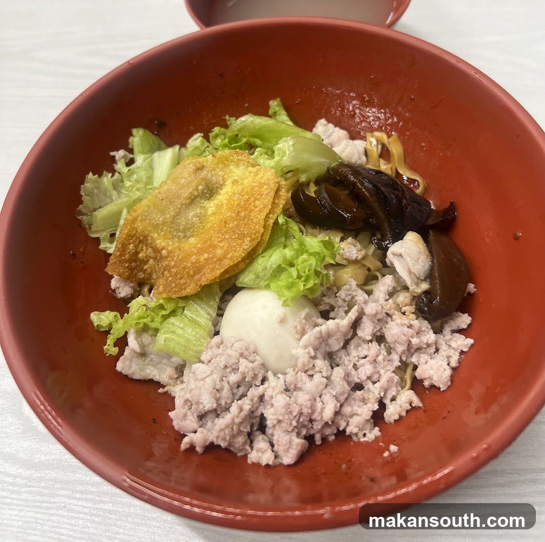 Bowl of Noodle Dish with Toppings