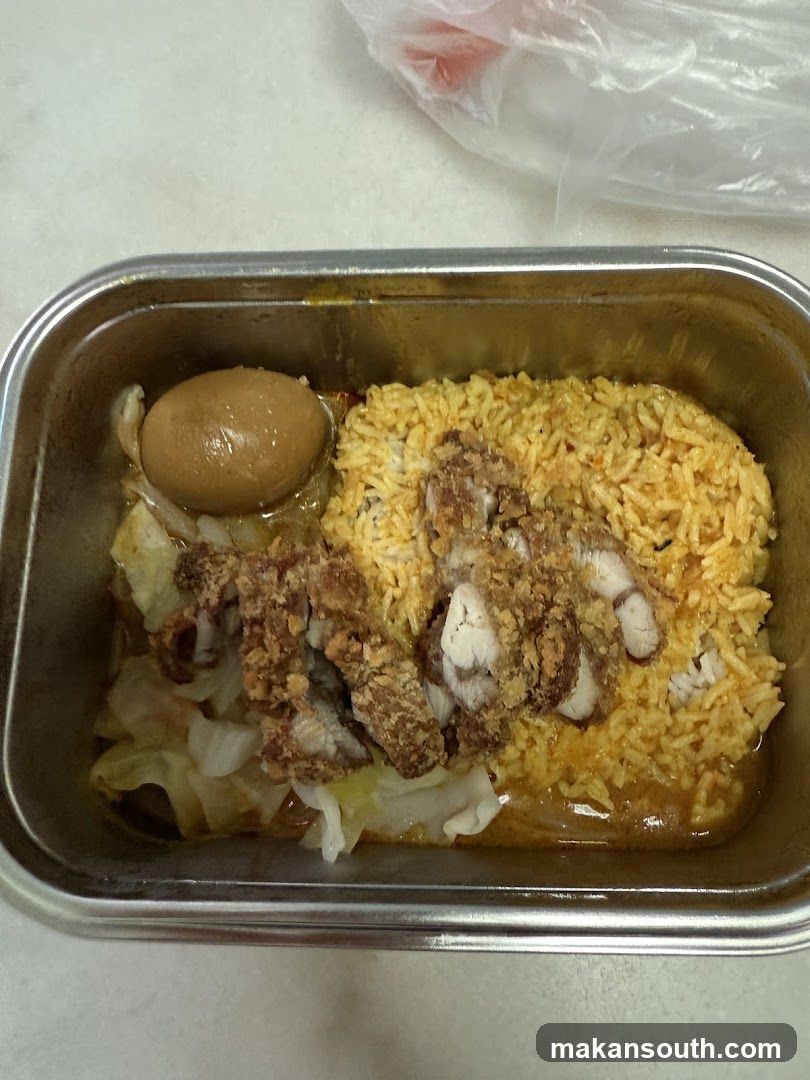 Sticky Rice Bowl with Fried Chicken and Egg