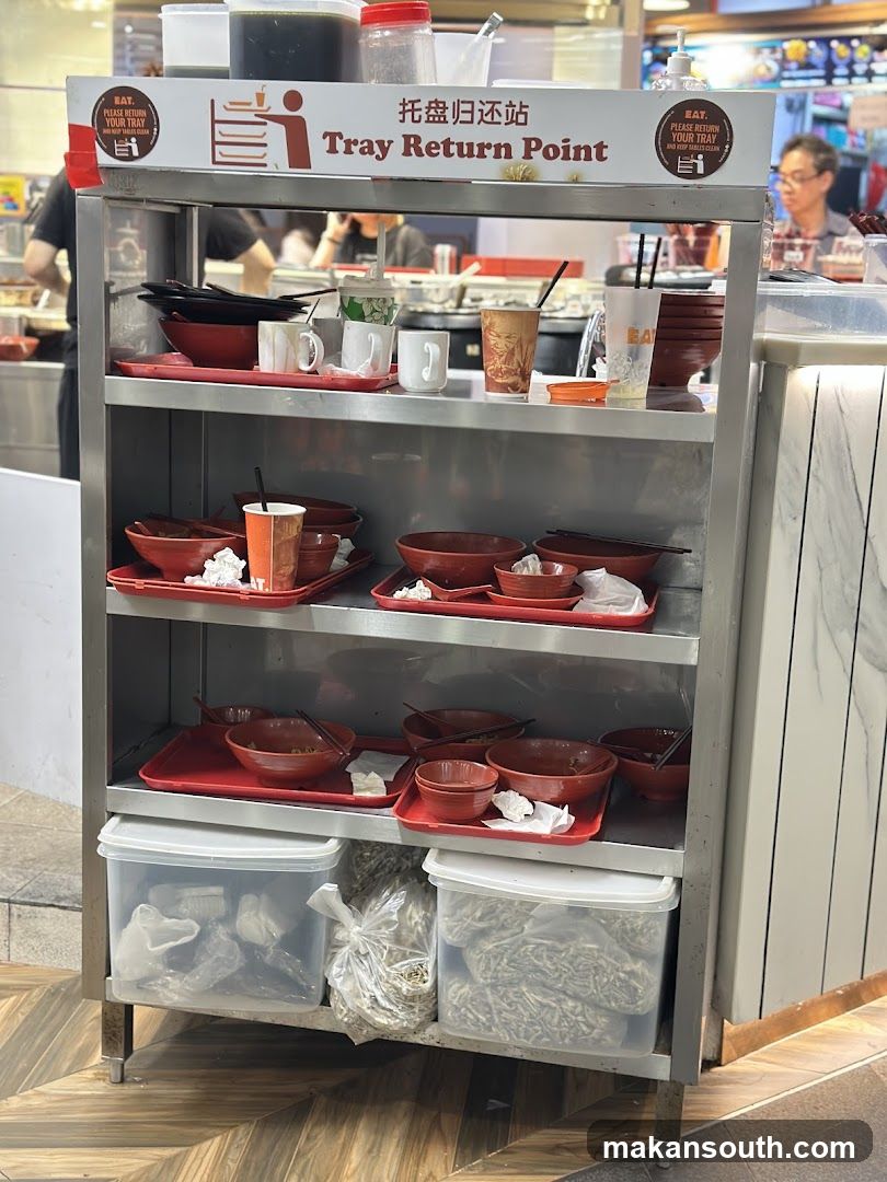 Tray Return Point