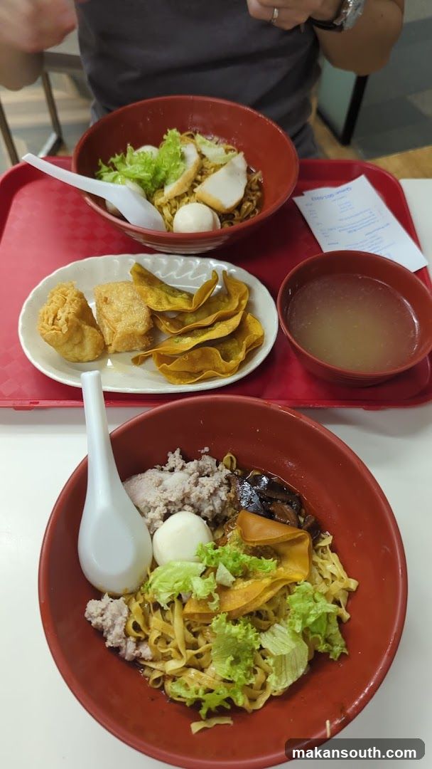 Noodle Meal with Side Dishes