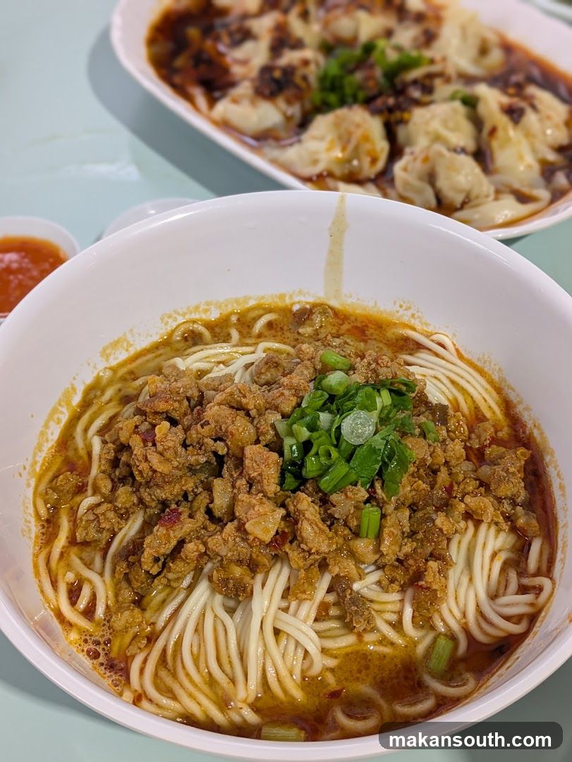 Noodle Bowl with Minced Meat Topping