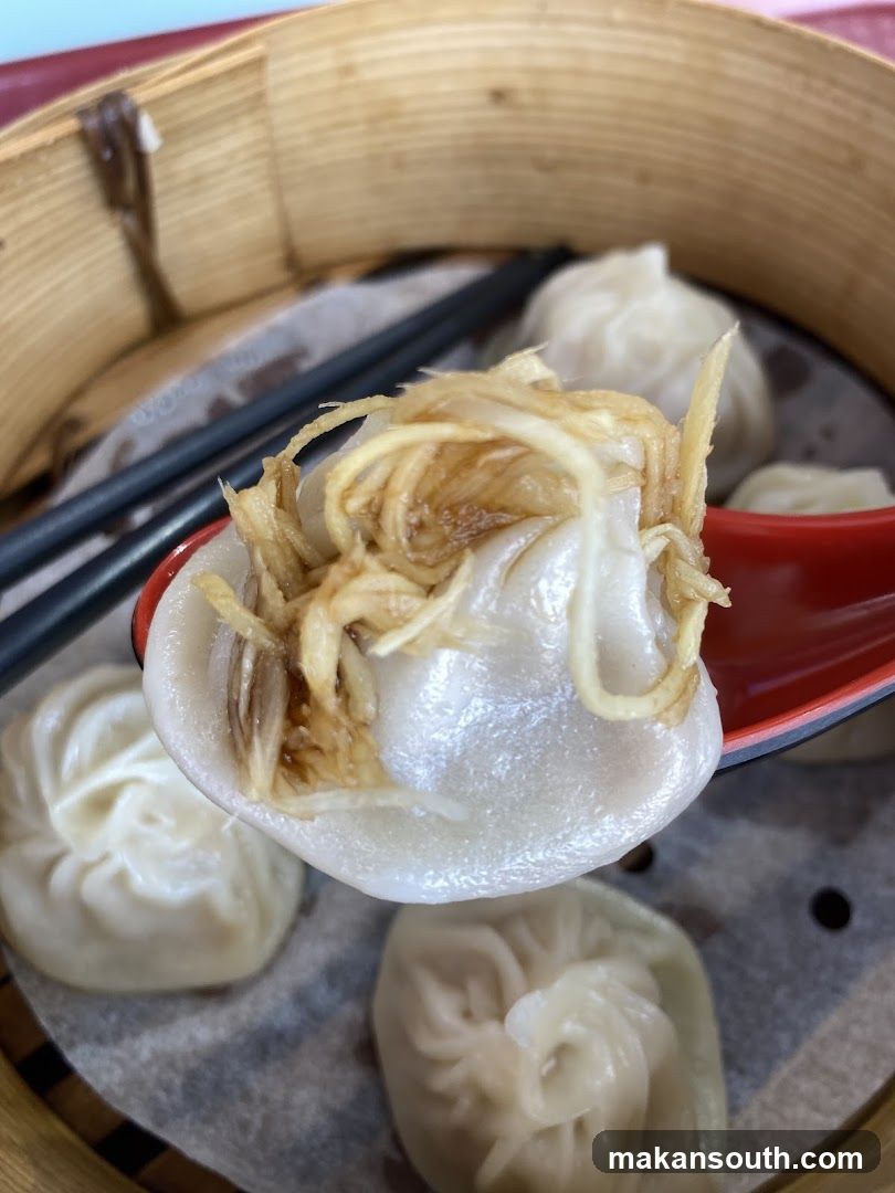 Steamed Dumplings with Fried Shallots