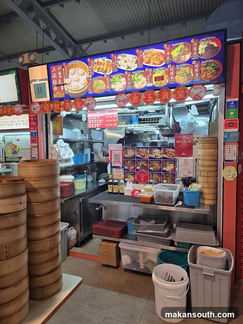 Food Stall Interior View