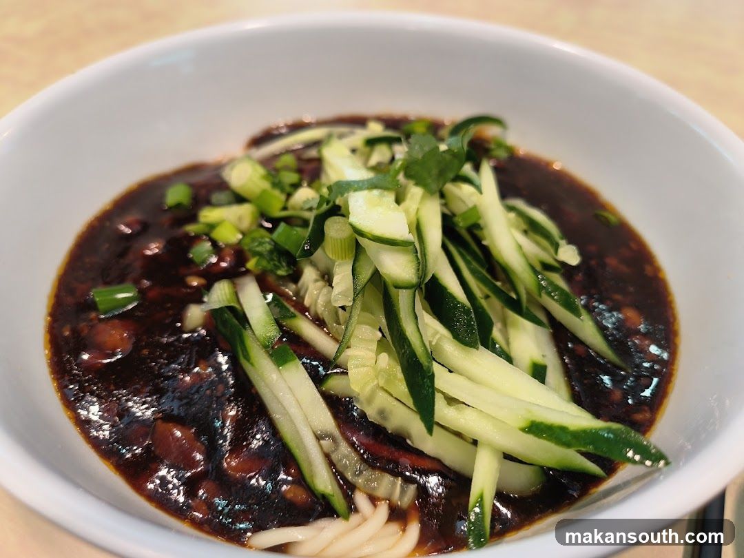 Bowl of Cucumber Salad with Soy Sauce