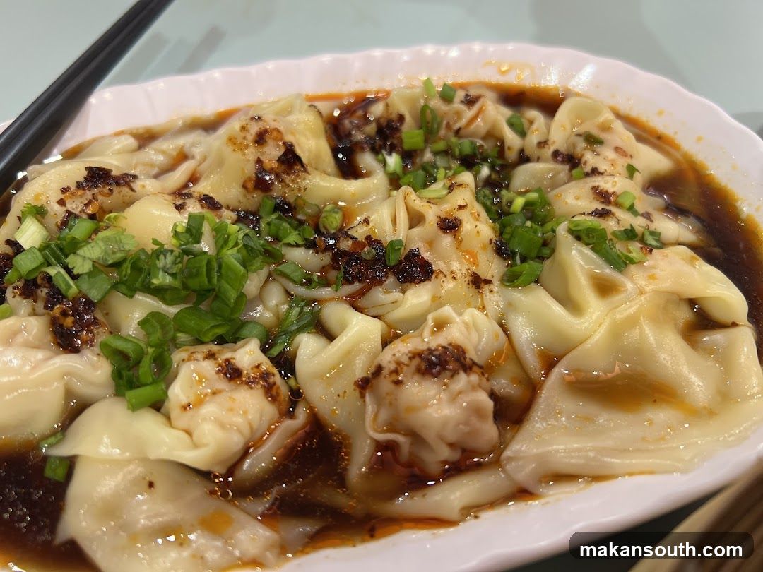 Dumplings in Chili Oil