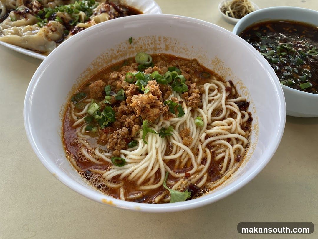 Noodle Bowl with Minced Meat Topping