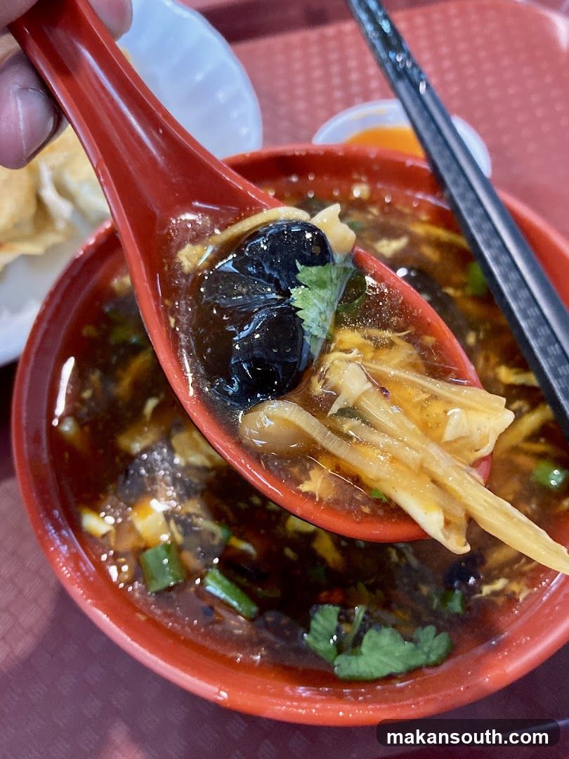 Spicy Soup with Ingredients