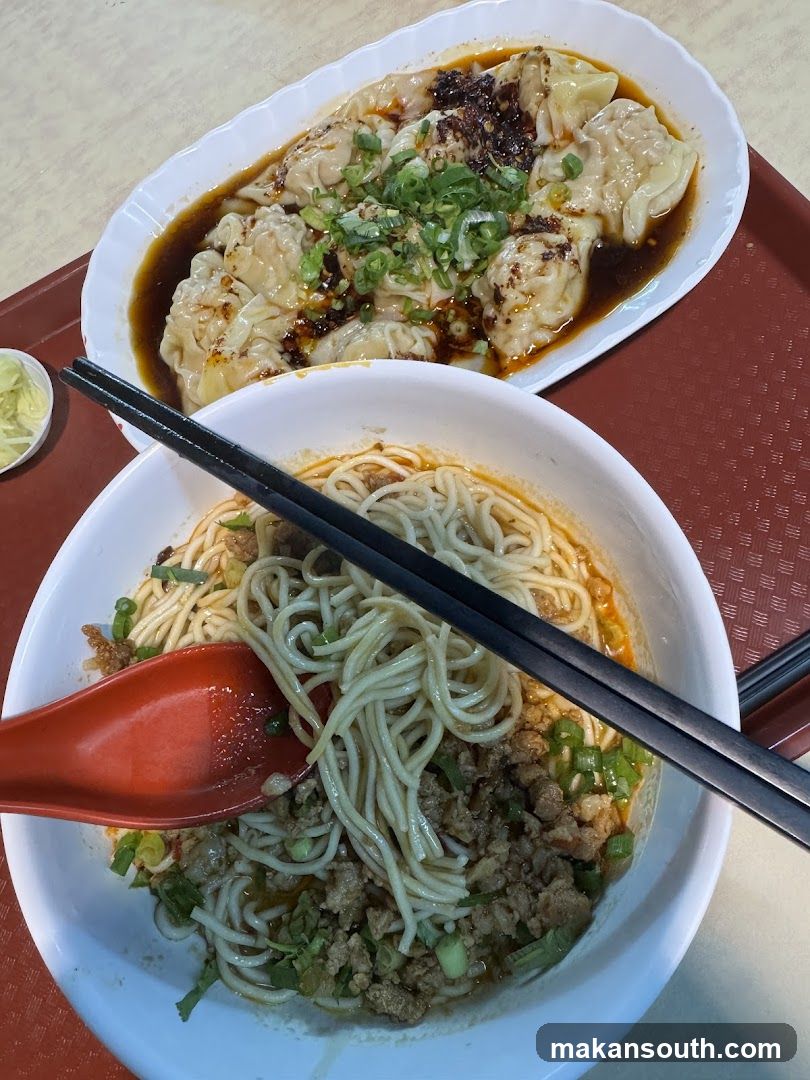 Noodle and Dumpling Meal