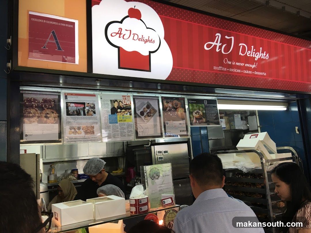 AJ Delights Food Stall Interior