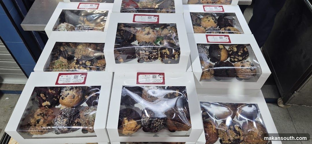 Packaged Donuts Display