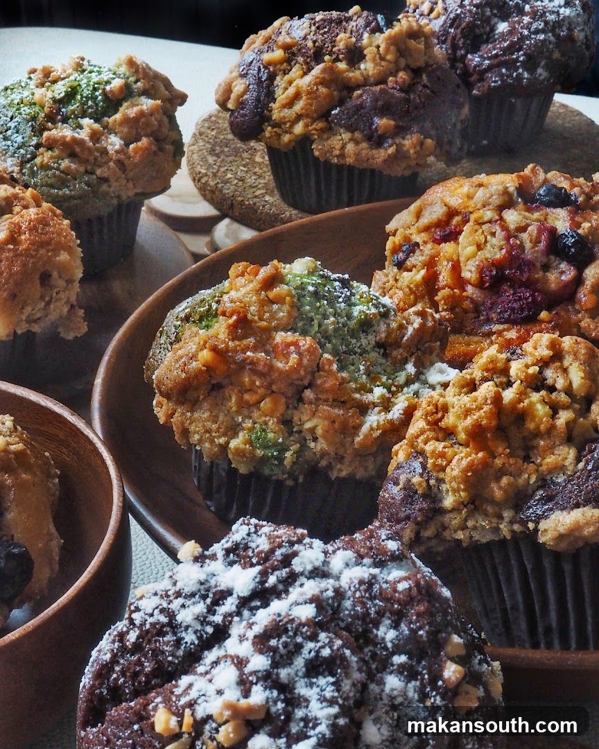 Muffins and Pastries Display
