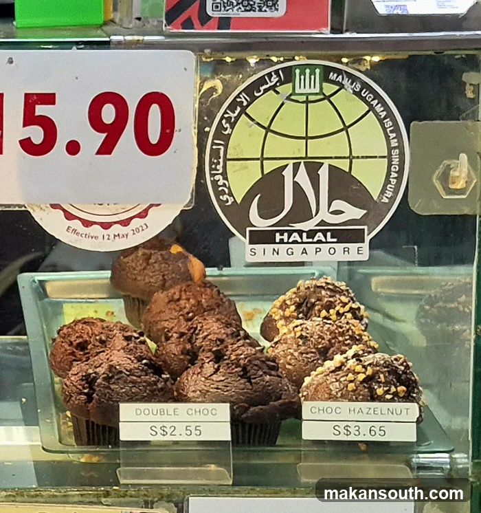 Chocolate Muffins Display