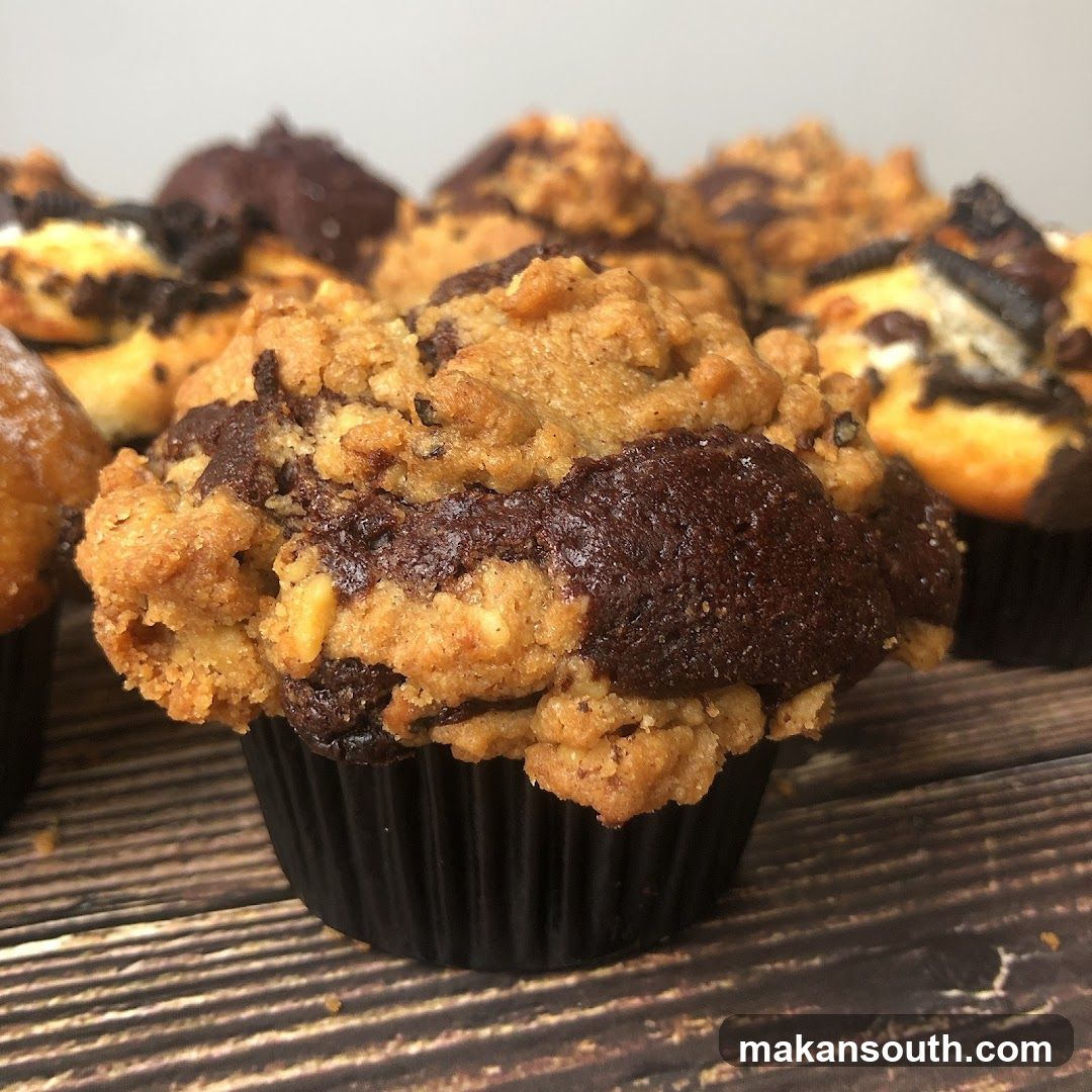 Chocolate and Crumble Muffins