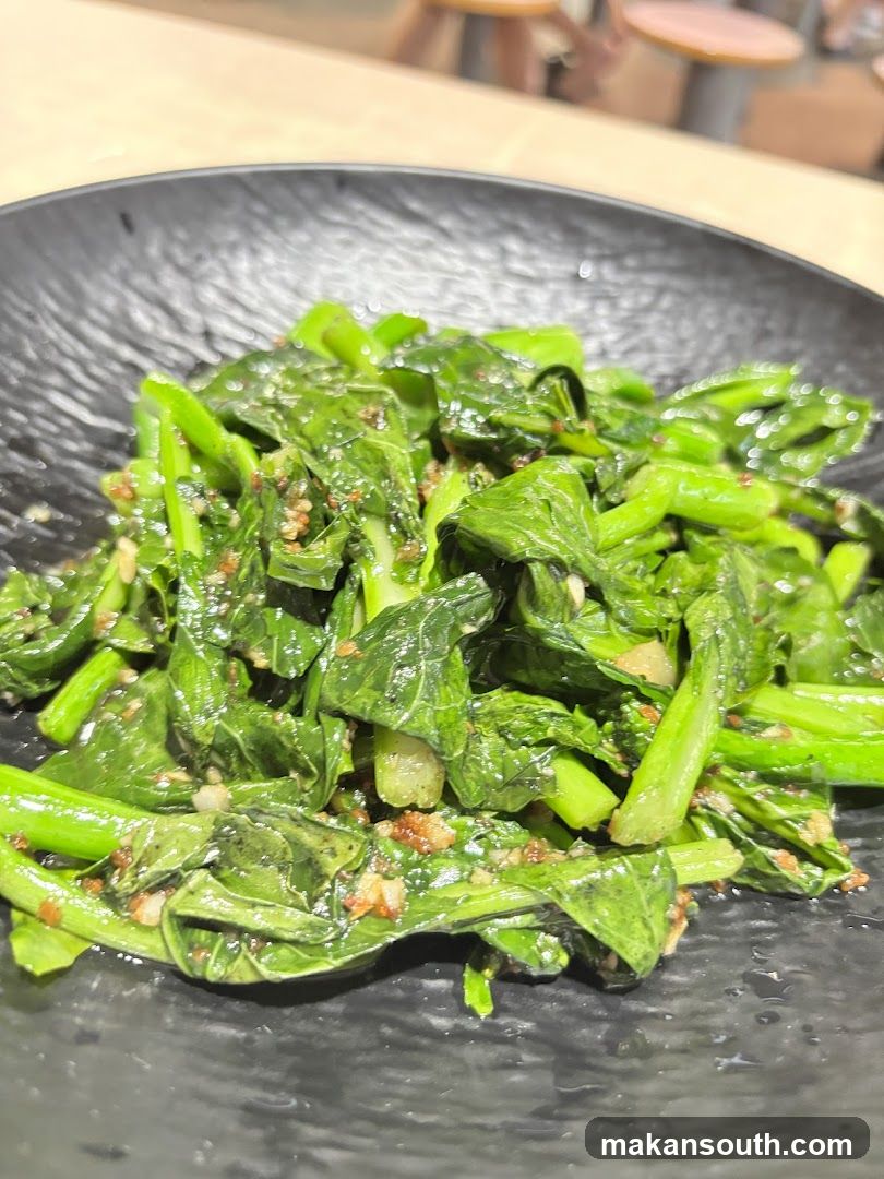 Stir-fried Greens with Garlic Sauce