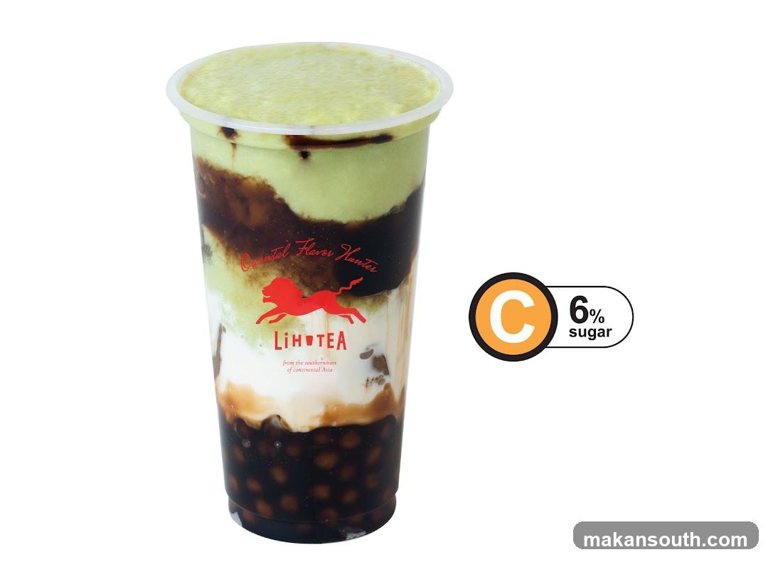 Lih Tea Cup with Matcha and Brown Sugar Syrup