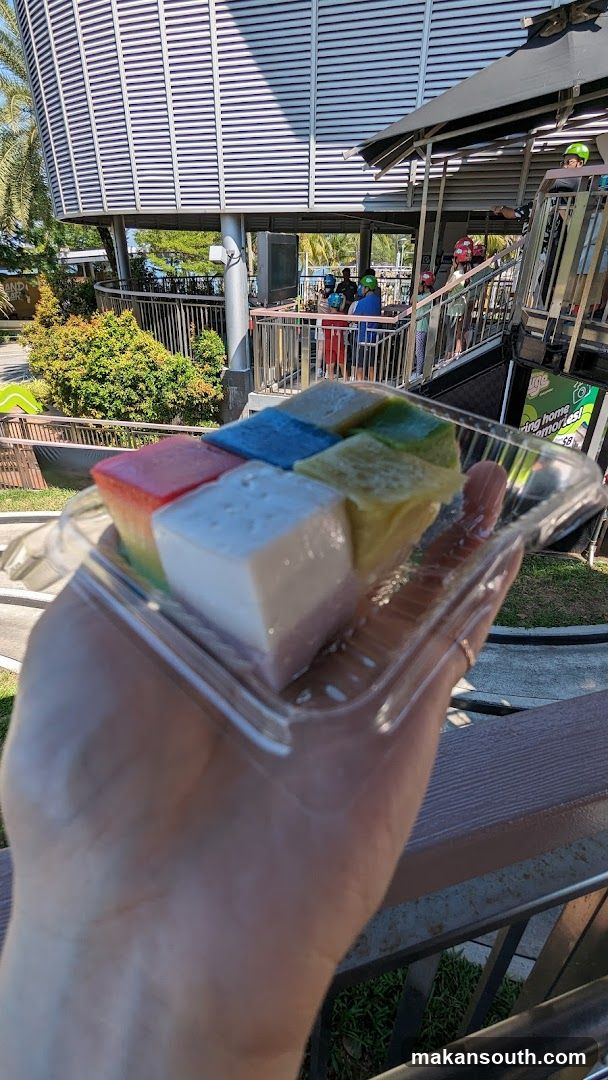 Colorful dessert squares