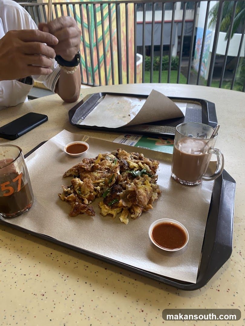 Oyster Omelette with Drinks