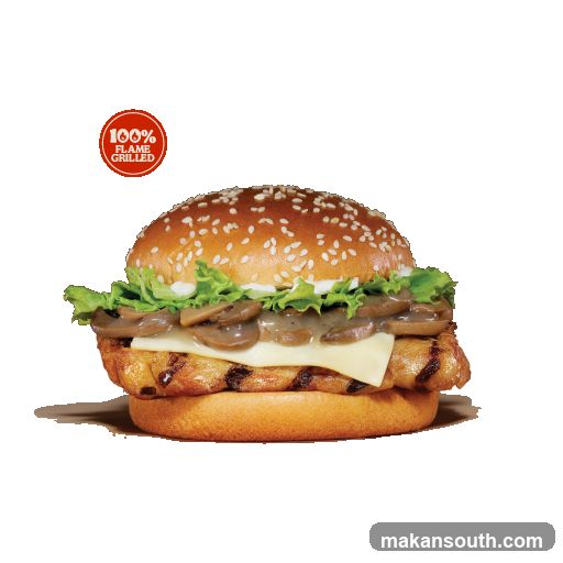 Mushroom Swiss Burger