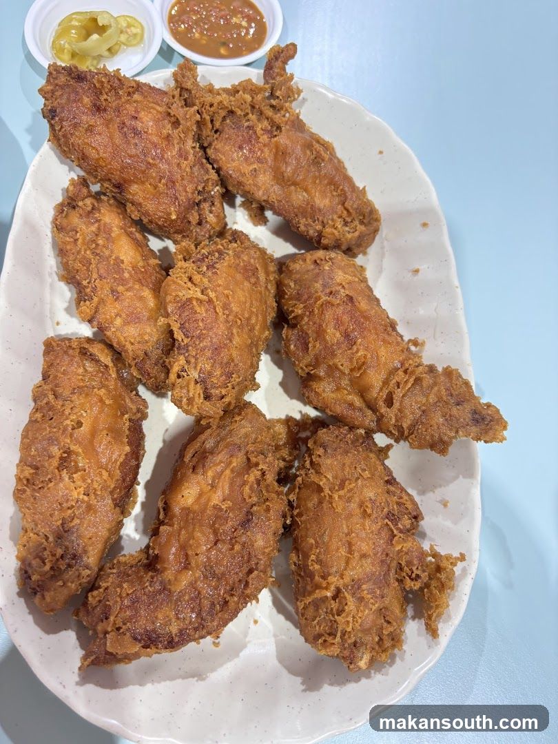 Fried Chicken Wings with Dipping Sauces