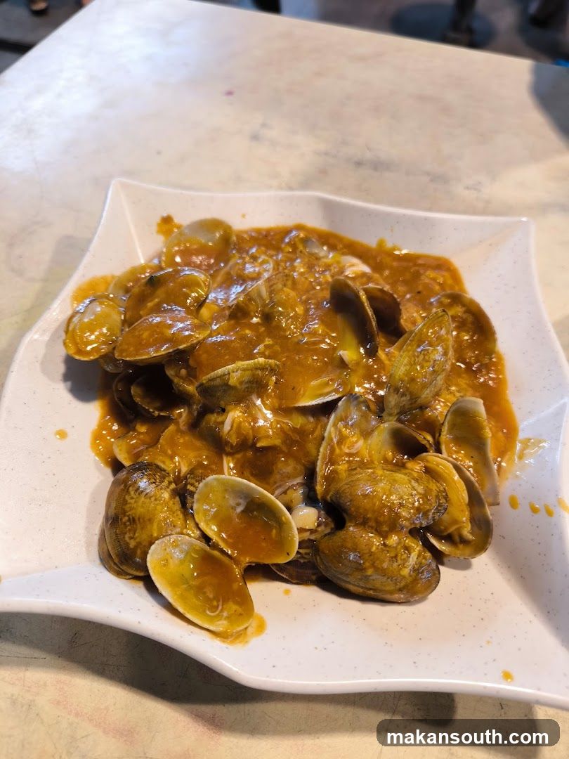 Curry Clams Dish