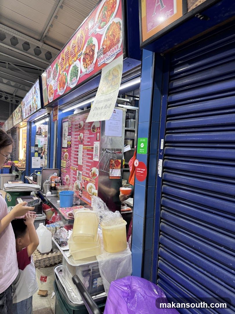 Food Stall Interior View