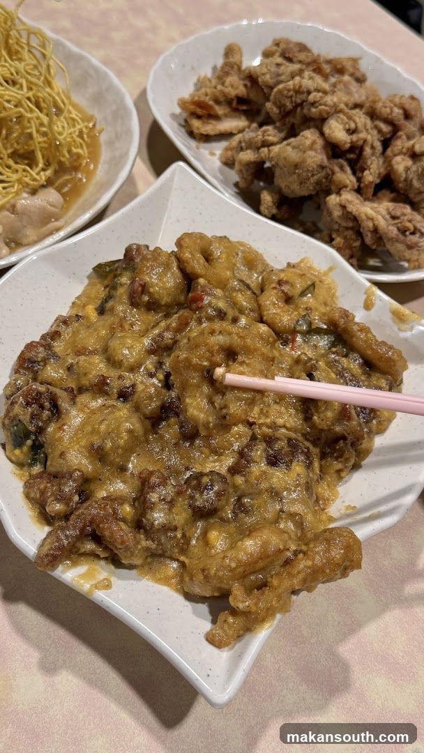 Fried Chicken Dishes with Sauce