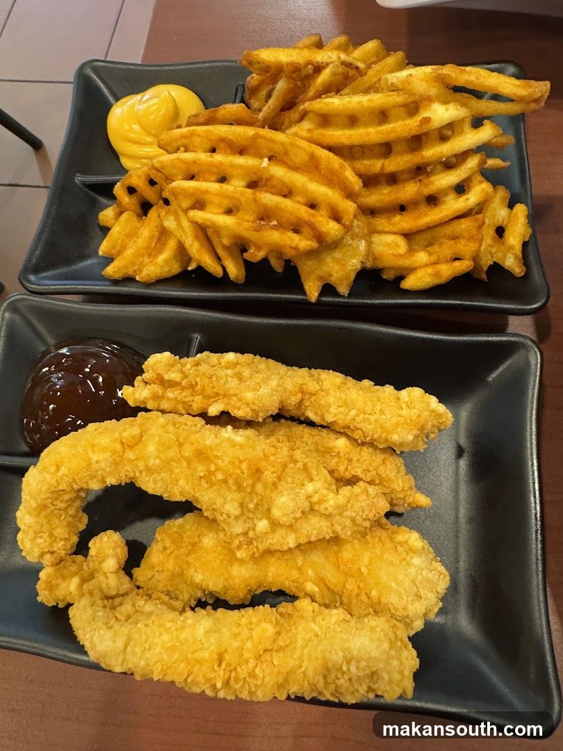 Fried Chicken and Waffle Fries