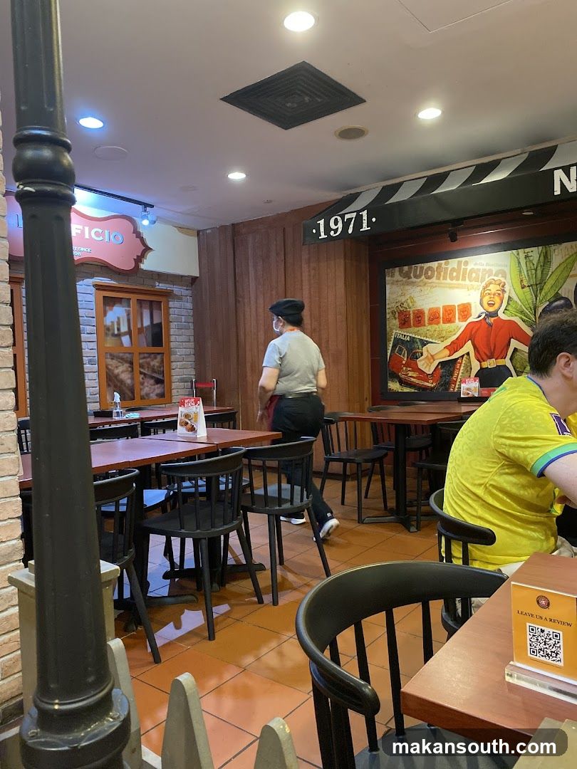 Interior of a themed restaurant or cafe