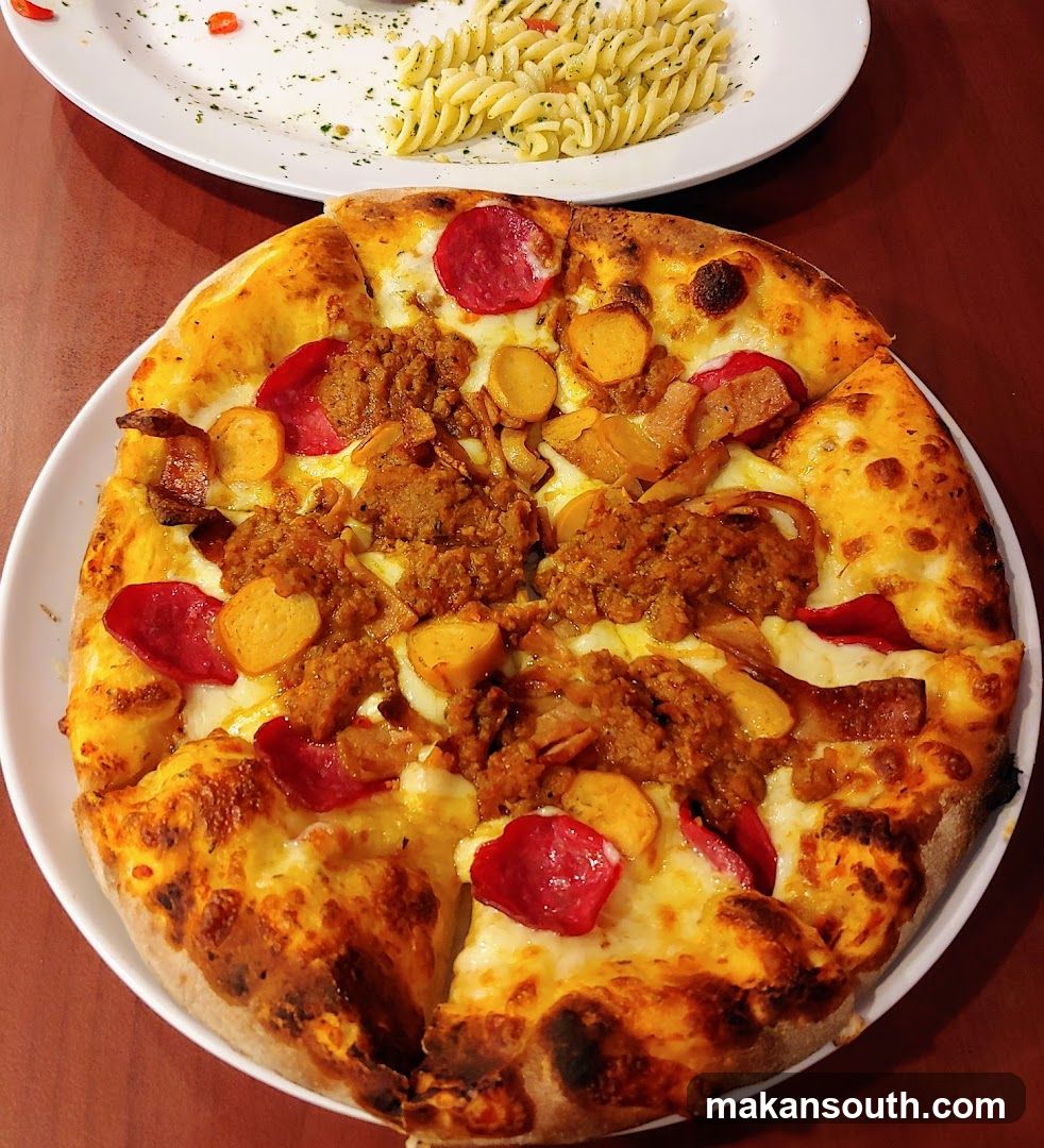Pizza and Pasta Plate
