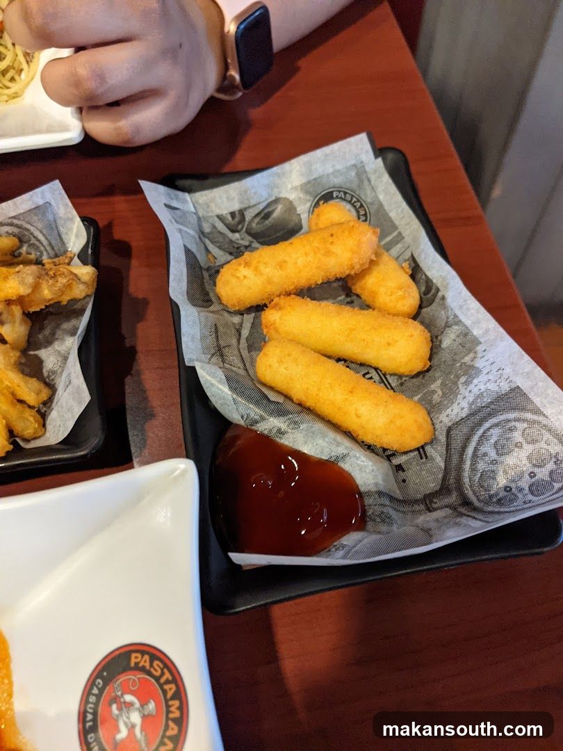 Food items on table