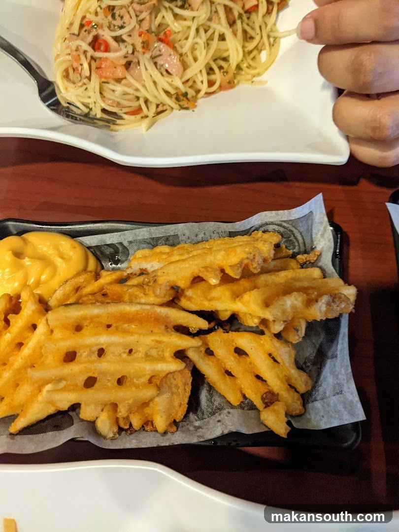 Food on a table