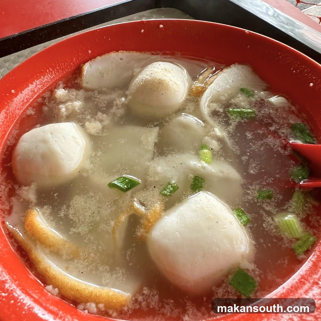 Fish Ball Soup with Fried Dough