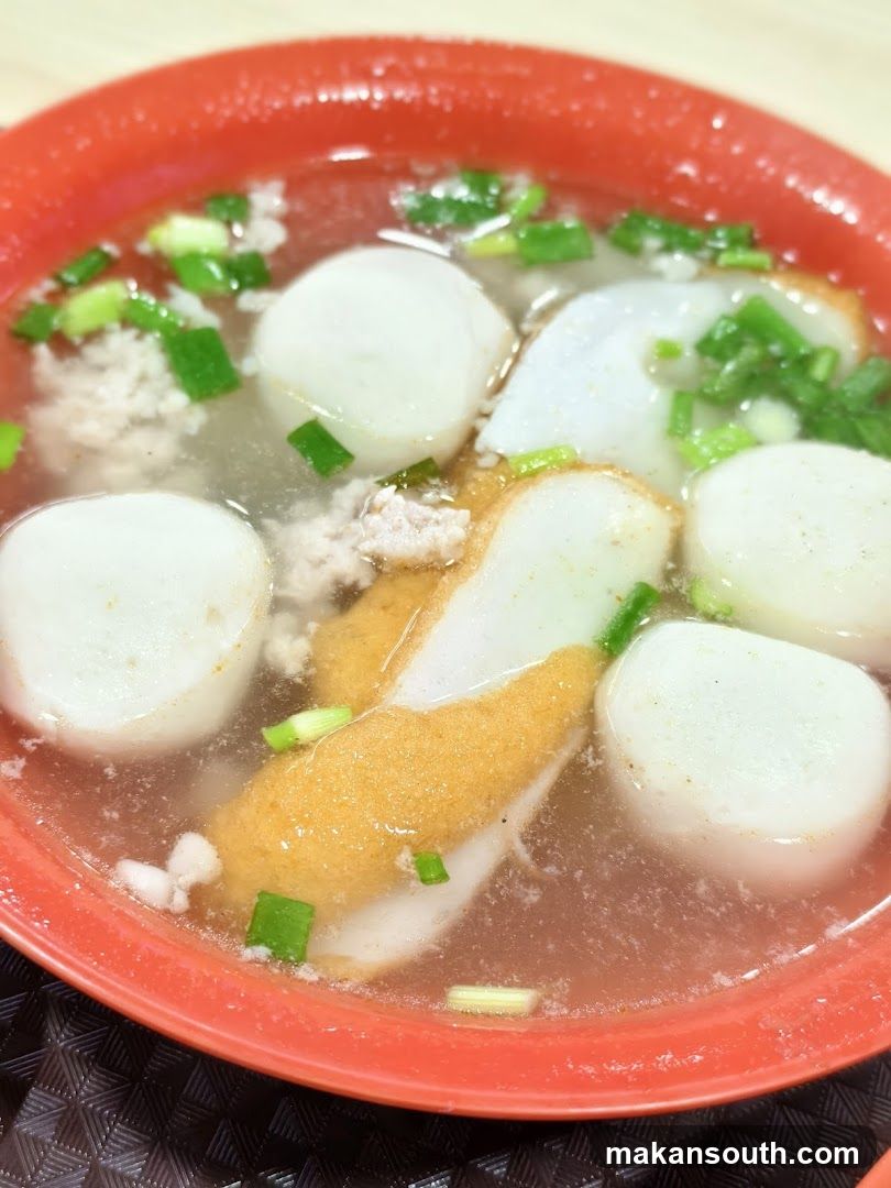 Fish Ball Soup with Scallions