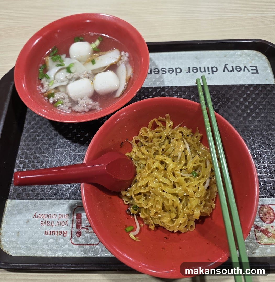 Noodle and Fish Ball Meal