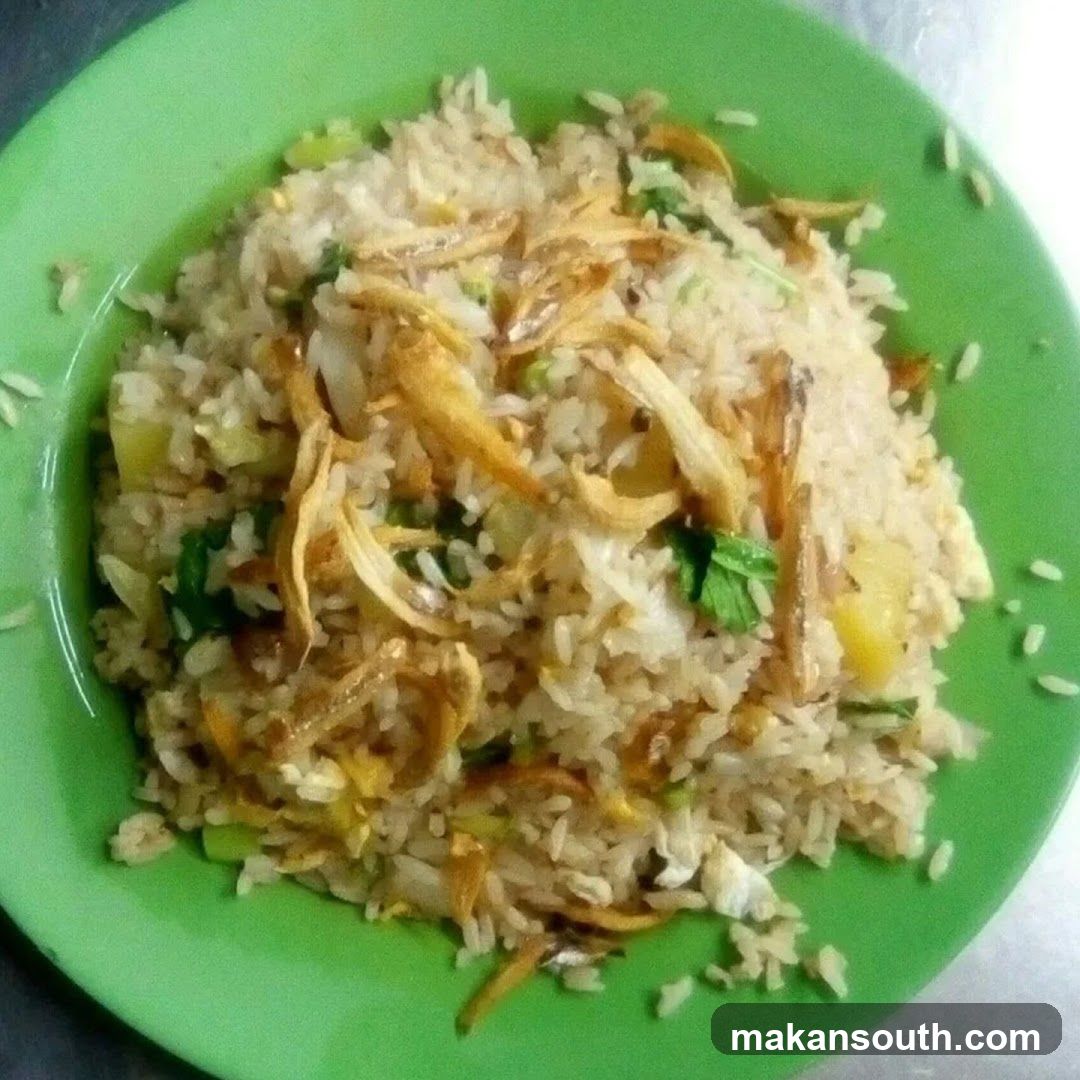 Fried Rice with Fried Onions