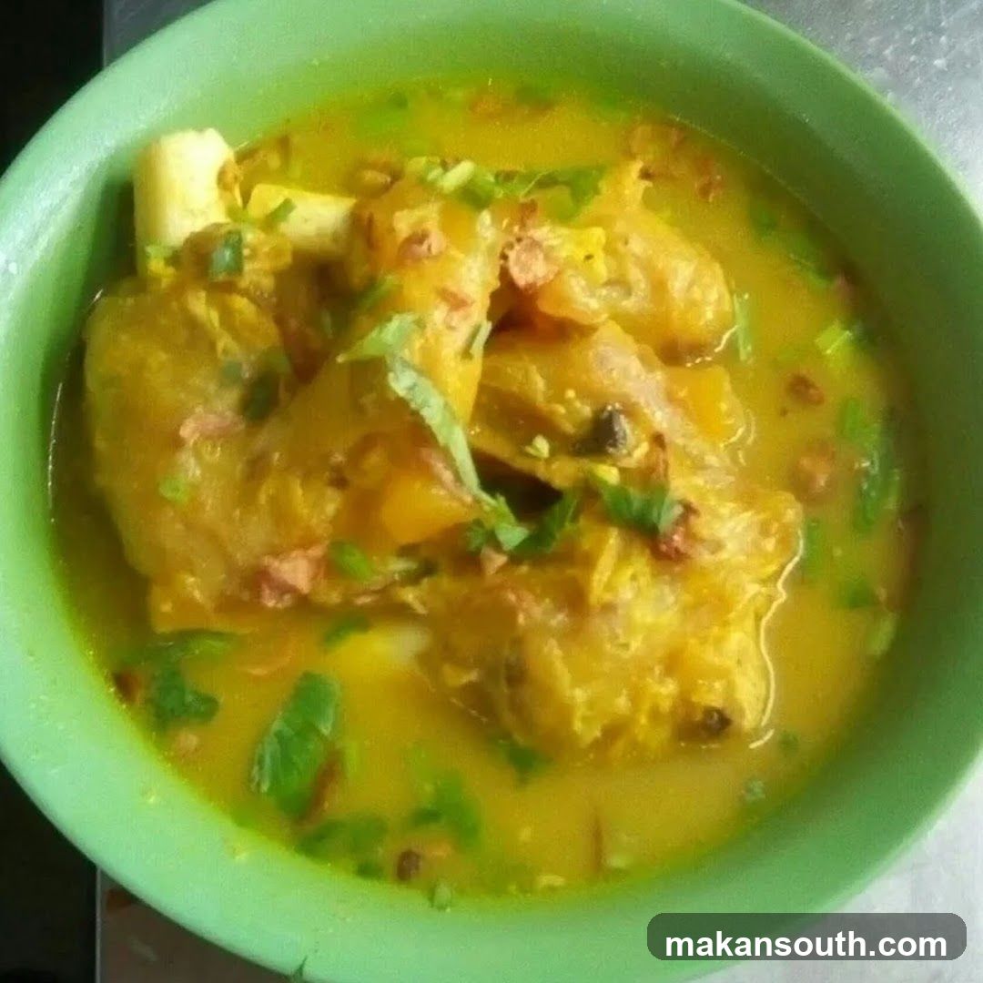 Curry Dish in Green Bowl
