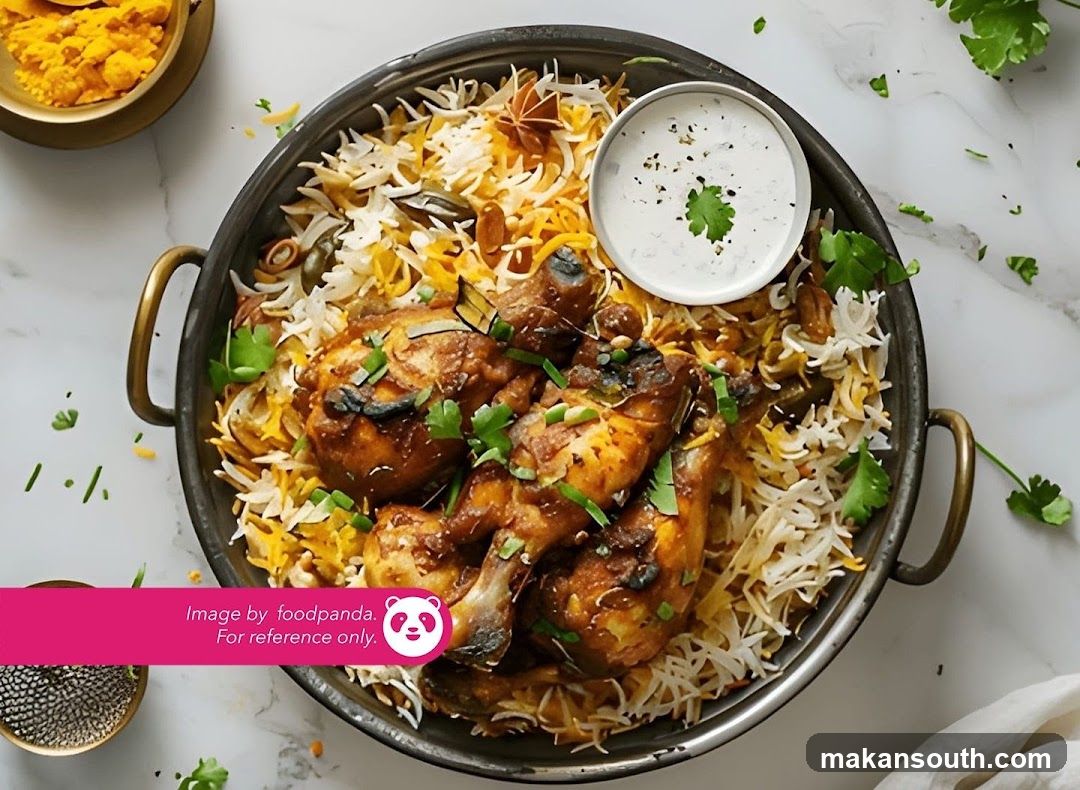 Chicken Biryani with Raita