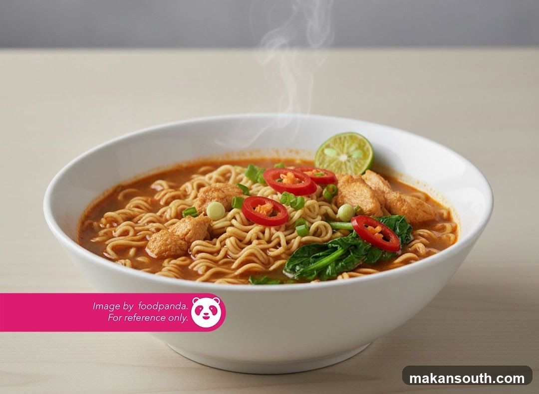 Spicy Noodle Bowl with Chicken and Lime