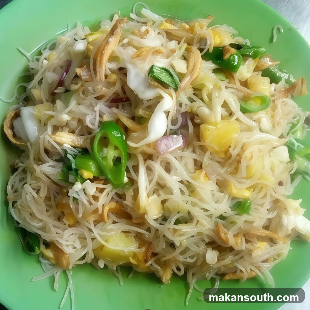 Fried Rice Noodles with Vegetables